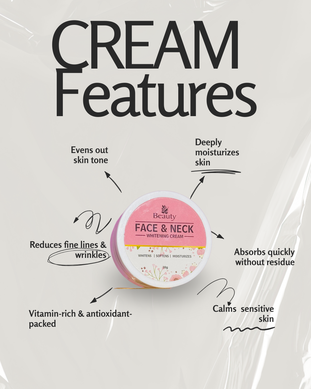 FACE NECK WHITENING CREAM