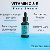 ANTI ACNE & GLOWING SERUM VITAMIN C + E